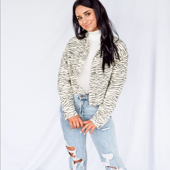 Le Lis Zebra jacket - Picture 2 of 3